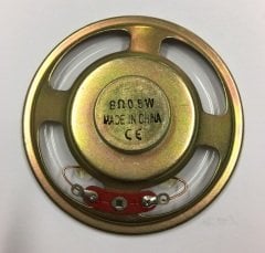 57mm ŞEFFAF HOPARLÖR , 8 Ohm 0.5W , Kapalı Mıknatıs ( 2 ADETLİK PAKET )