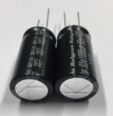 1000uF 63V Elektrolitik Kondansatör 16*31 , 105C , Dökme , 105C ( 5 ADETLİK PAKET )