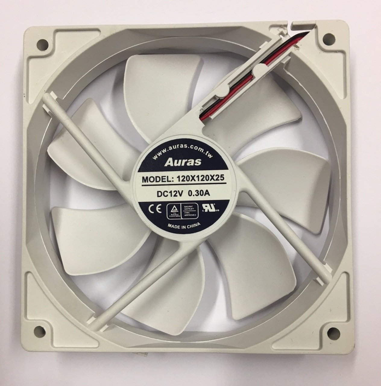 12 x 12 cm 12V BEYAZ FAN , 25mm , 0.30A