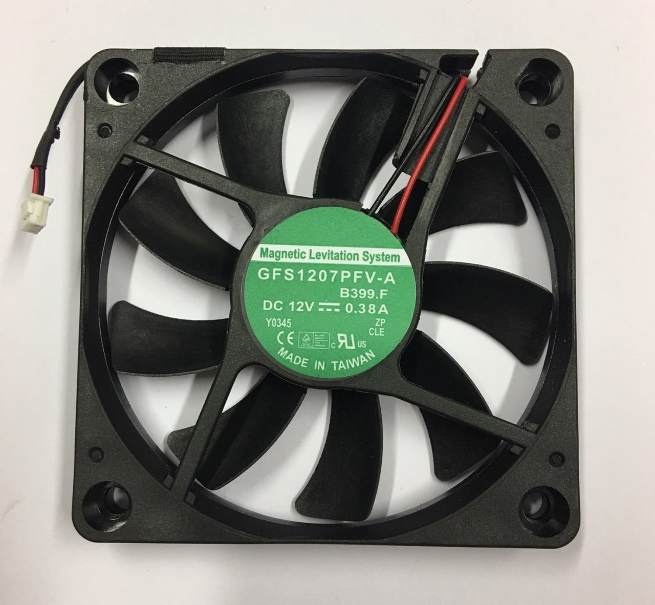 7 x 7 cm 12V FAN , 10mm , 0.38A