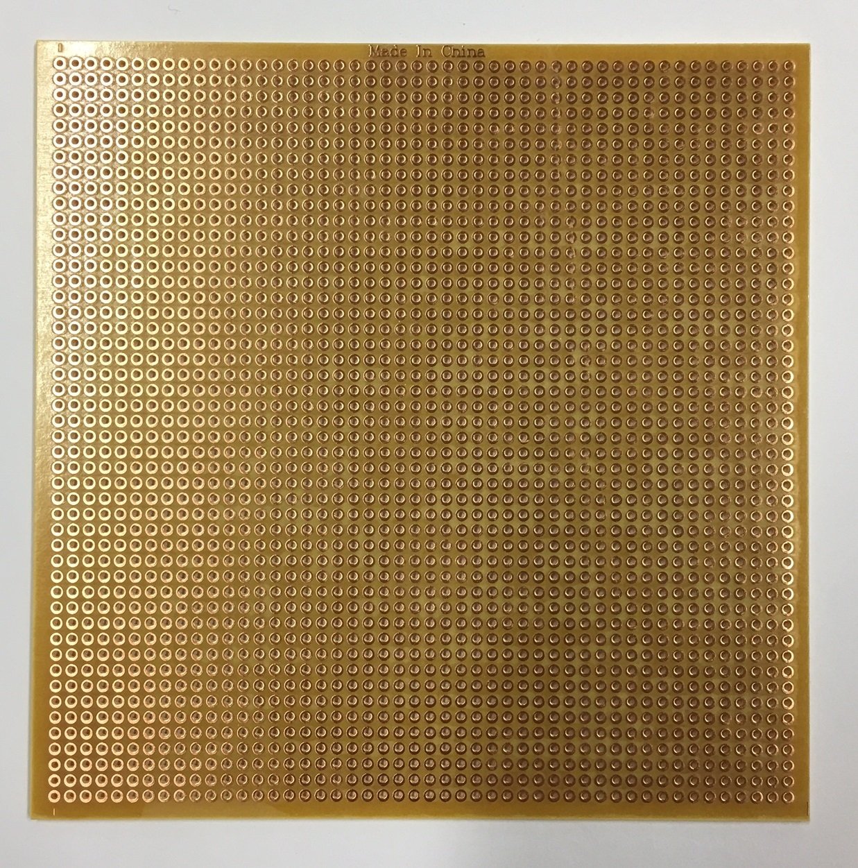 12.5 cm x 12.5 cm , BAKIRLI DELİKLİ PLAKET ------------ ( 2 ADETLİK PAKET )