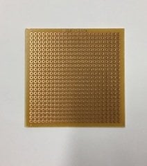 6.25 cm x 6.25 cm , BAKIRLI DELİKLİ PLAKET ------------- ( 2 ADETLİK PAKET )