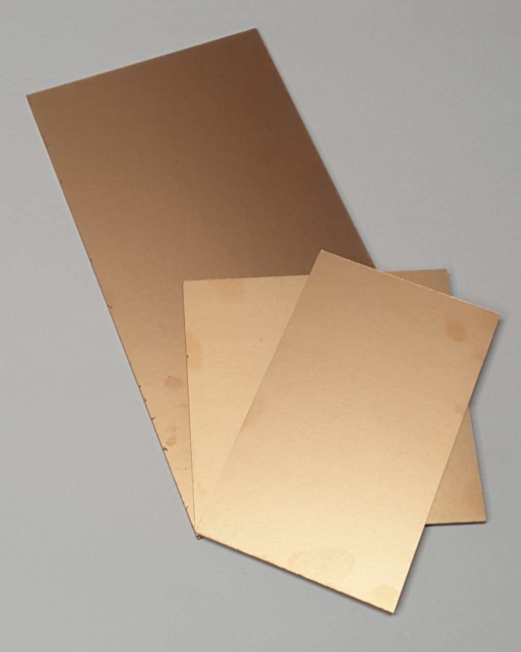 10 x 10 CM BAKIR PLAKET - XPC (FR-2) , 1.6mm / 25 Mikron ( 10 ADETLİK PAKET )