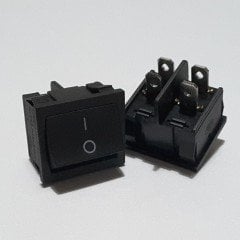 ON - OFF GENİŞ ANAHTAR - IŞIKSIZ 4 PİN  ( IC-127 ) --- ( 5 ADETLİK PAKET )