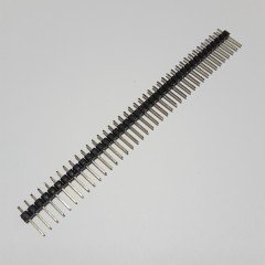 1x40 Pin Header - Erkek 180° 12mm ( 10 Adetlik Paket )