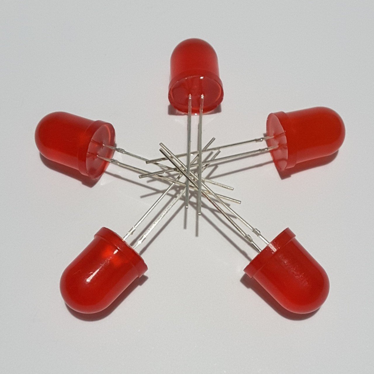 10mm DIFFUSED LED - KIRMIZI ( 10 ADETLİK PAKET )