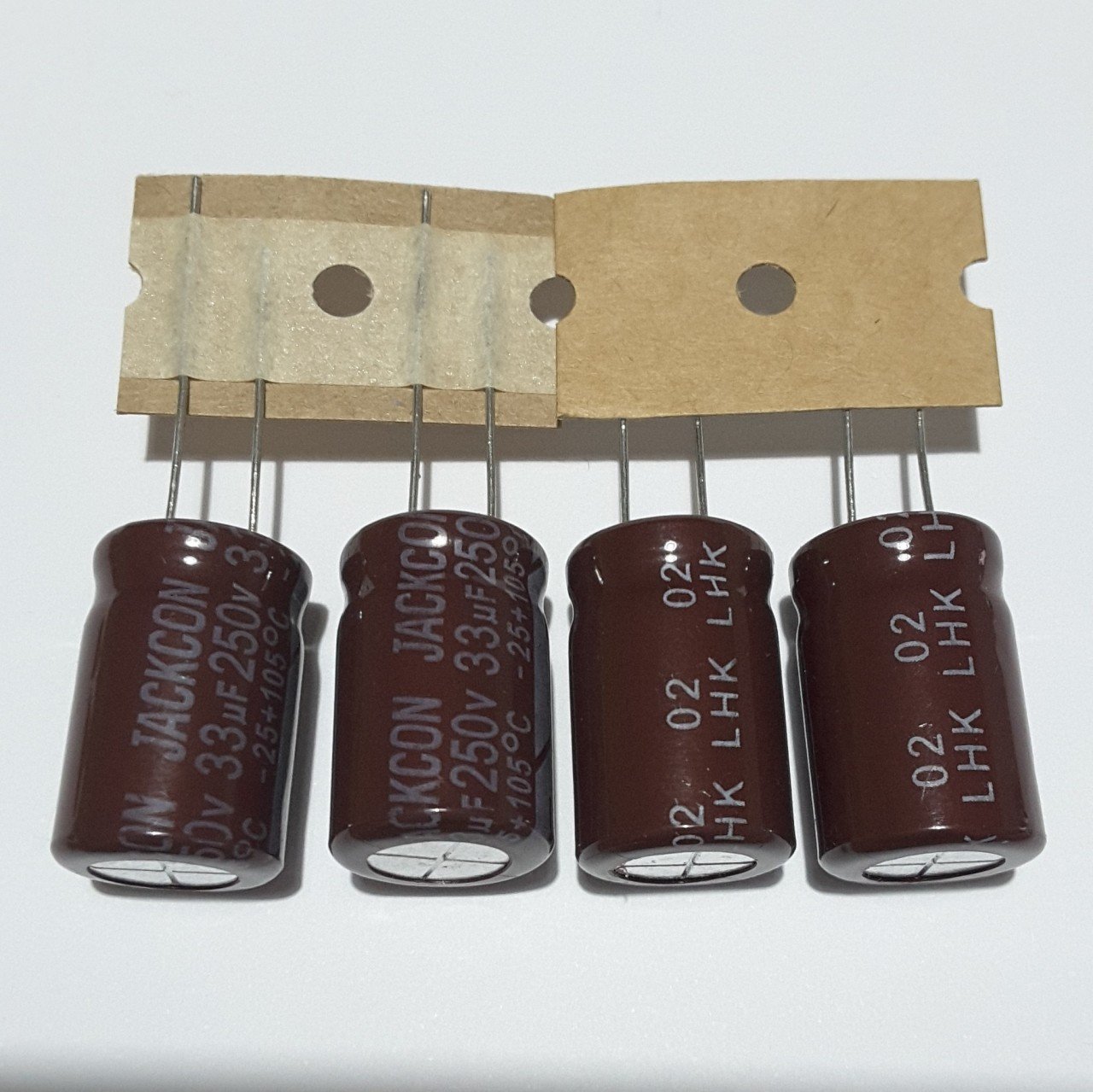 33uF 250V Elektrolitik Kondansatör 13*21 , Dökme , 105C ( 5 ADETLİK PAKET )
