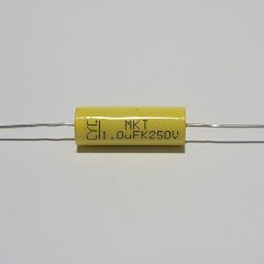 1UF 250V Axial Polyester Kondansatör - Silindir Şeklinde ( 2 ADETLİK PAKET )