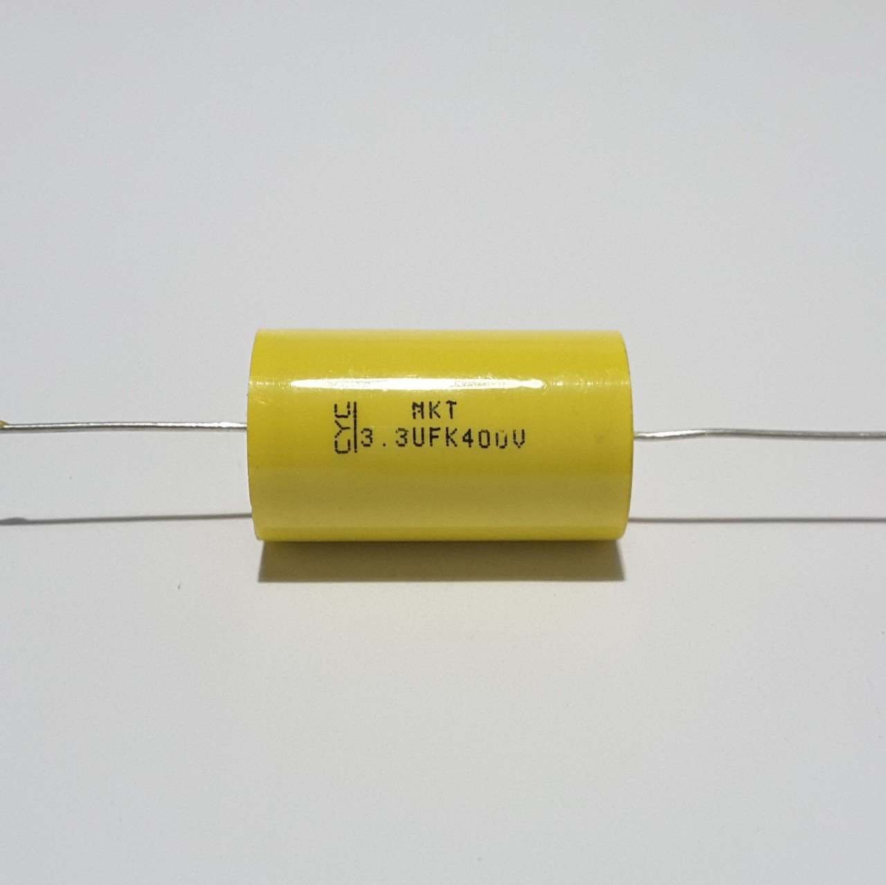 3.3UF 400V Axial Polyester Kondansatör - Silindir Şeklinde ( 2 ADETLİK PAKET )