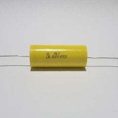 6.8UF 400V Axial Polyester Kondansatör - Silindir Şeklinde ( 2 ADETLİK PAKET )
