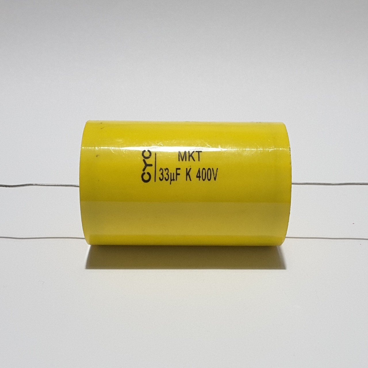 33UF 400V Axial Polyester Kondansatör - Silindir Şeklinde