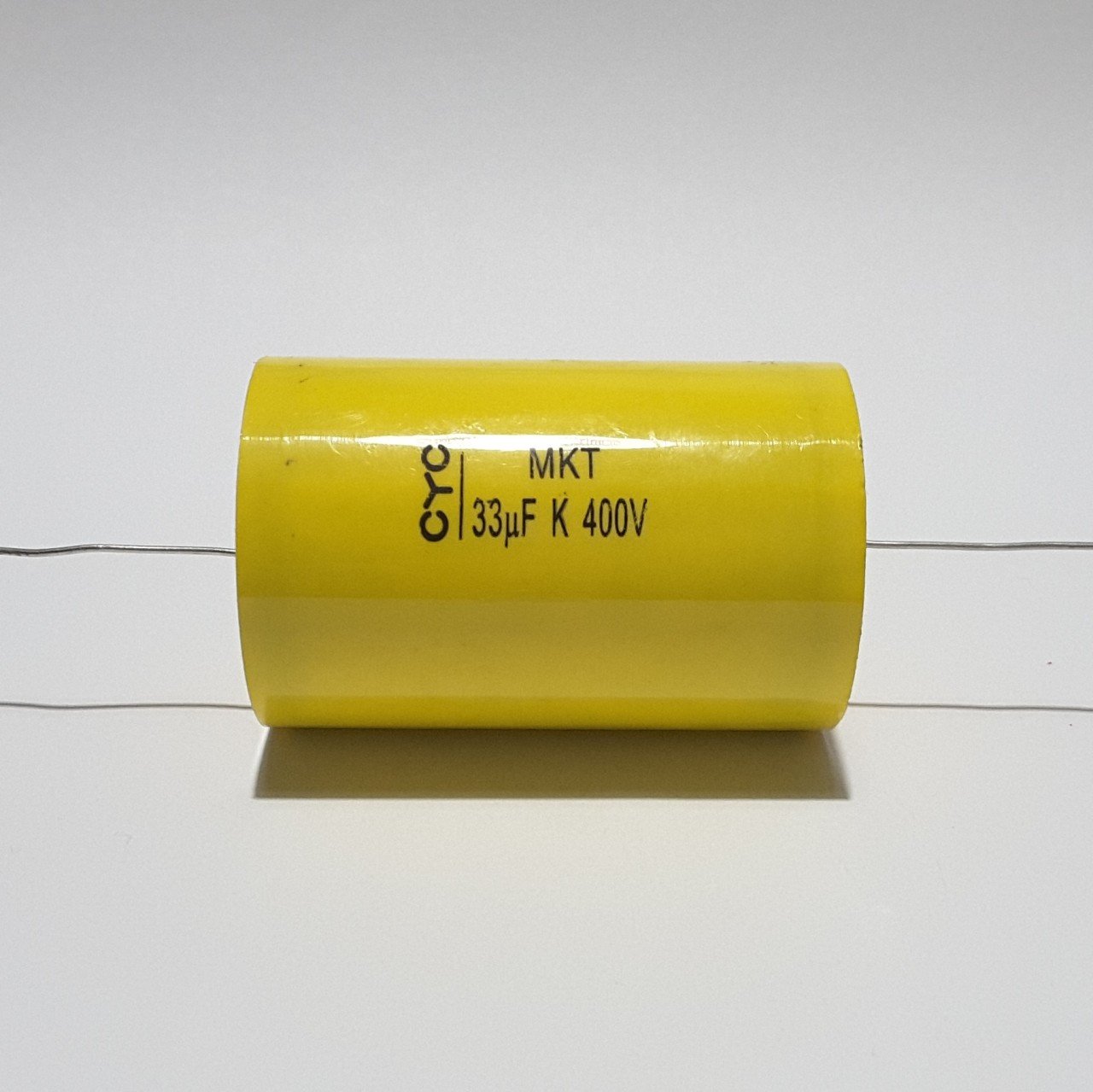 33UF 400V Axial Polyester Kondansatör - Silindir Şeklinde