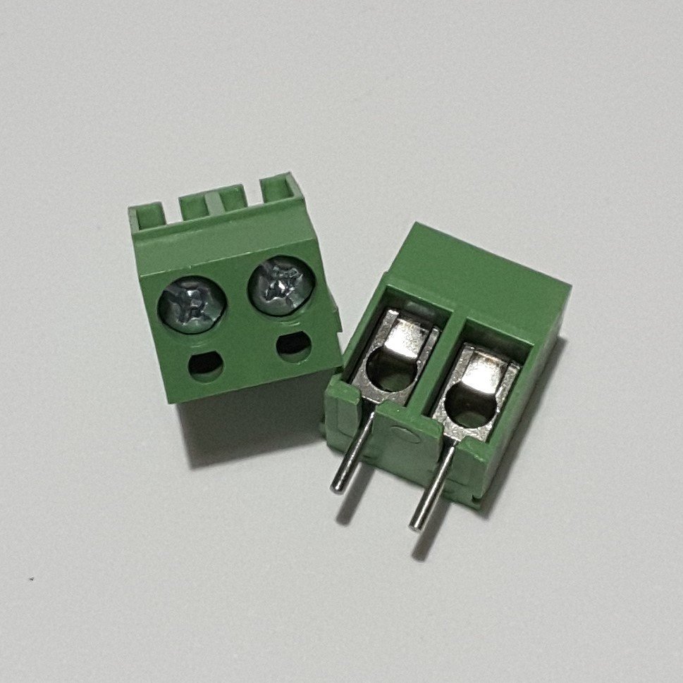 NO:1  Klemens 2 Pin - 5.08 mm (10 ADETLİK PAKET )
