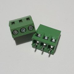 NO:1  Klemens 3 Pin - 5.08 mm (10 ADETLİK PAKET )