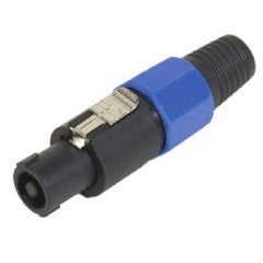 PL-002 , 4 PİN SPEAKON JAK - UZUN MODEL
