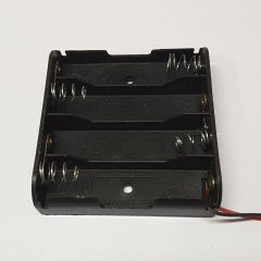 4'LÜ PİL KUTUSU - 2 KABLOLU ( 5 ADETLİK PAKET )
