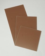 10 x 15 CM EPOKSİ PLAKET ( FR-4 ) , 1.6mm / 35 Mikron ( 2 ADETLİK PLAKET )