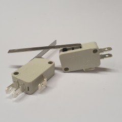 MICRO SWITCH , UZUN PALETLİ, GRİ RENKLİ (IC-170) ( 2 ADETLİK PAKET )