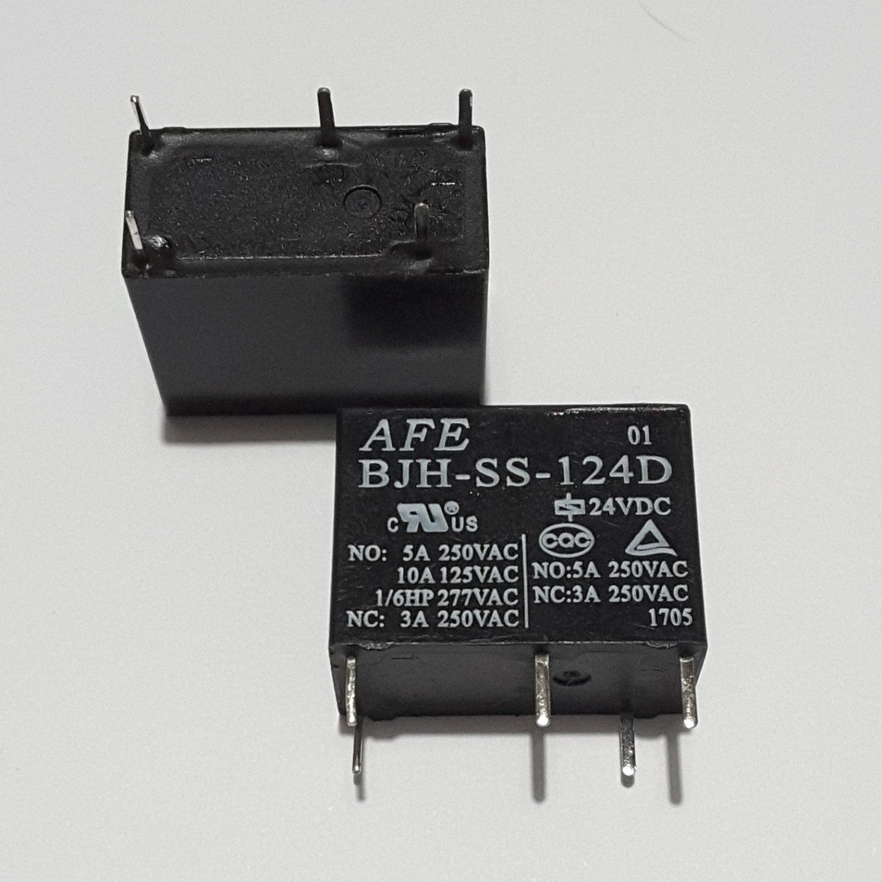 24V Kombi Rölesi - 5 Pin - Kalın Tip (BJH-SS-124D)