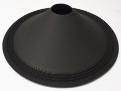 38CM HOPARLÖR KAĞIDI ( SİYAH ) DELİK ÇAPI: 6CM , DERİNLİK: 10CM