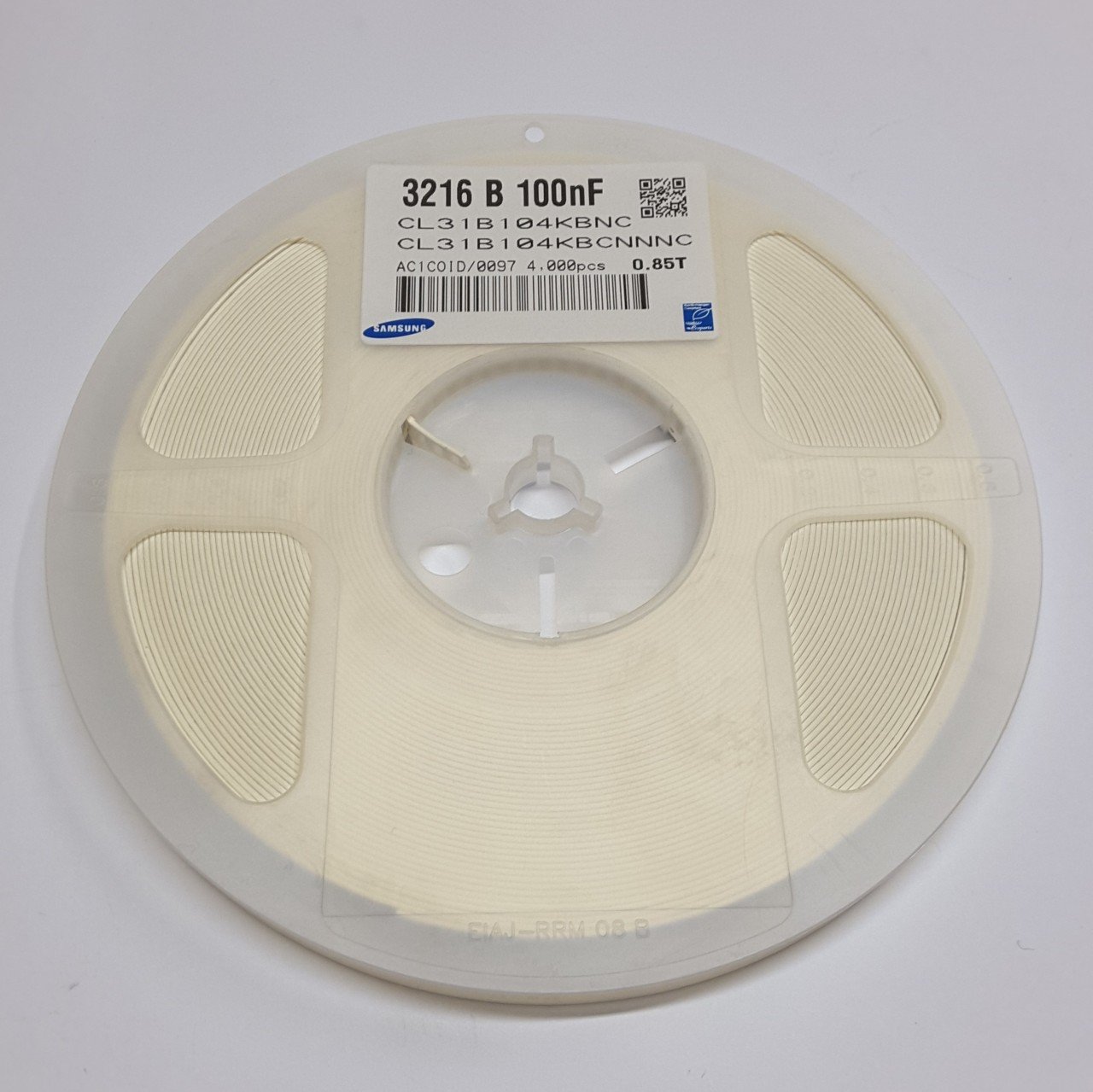 100NF 1206 KILIF 50V %10 X7R SMD SERAMİK KONDANSATÖR ( 4000 ADETLİK RULO )