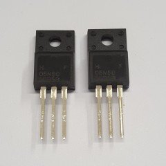 6N60 - 6A 600V MOSFET, İZOLELİ ( 2 ADETLİK PAKET )